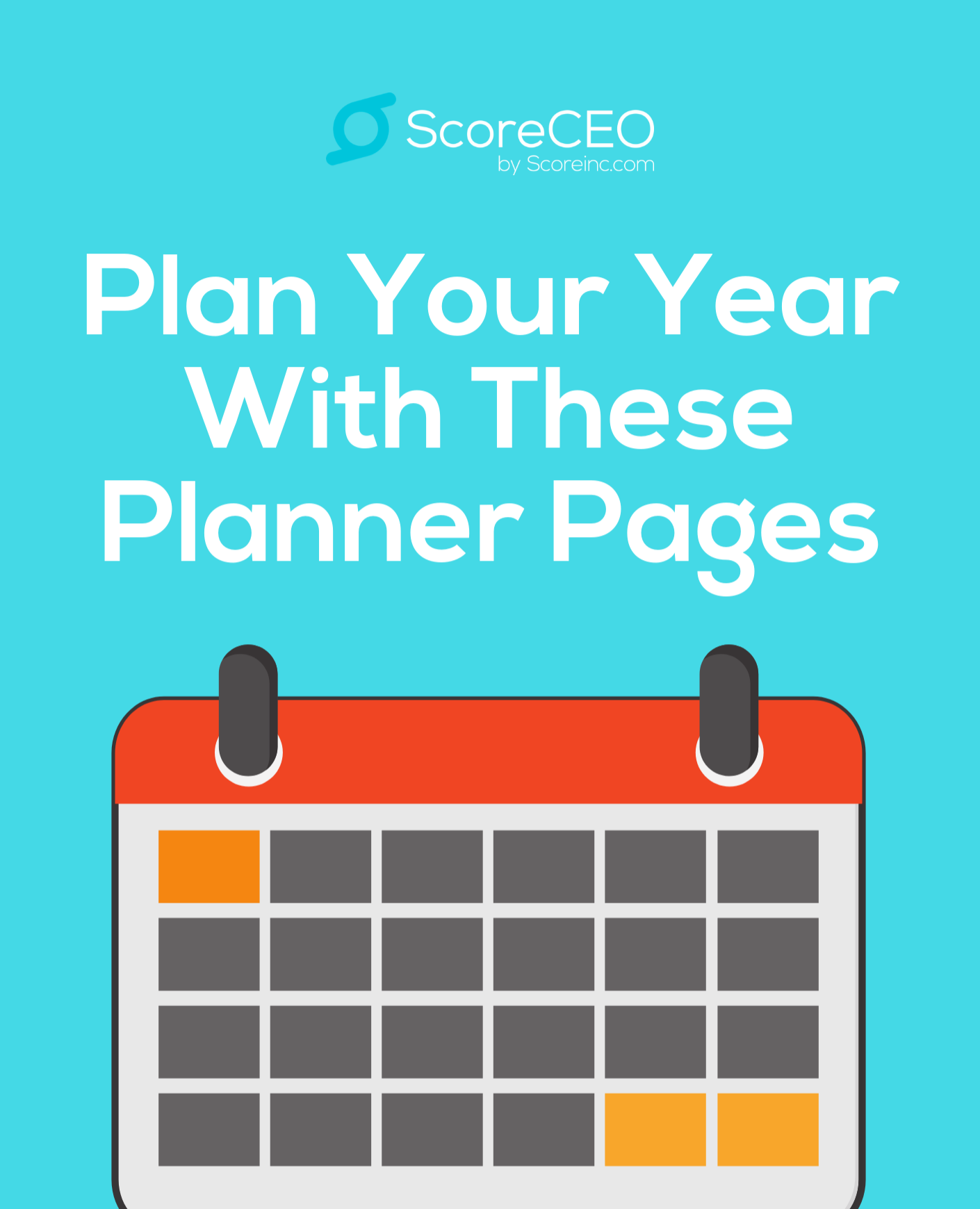 Plan Your Year With These Planner Pages