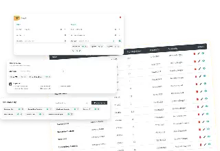 Computer screen displaying multiple tabs with data entries and campaign checklists.